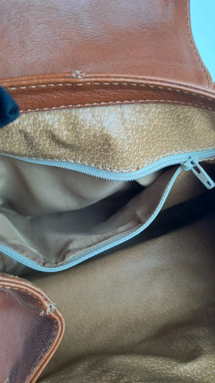 Emmer tas / Martal / Vintage / Camel / Dames / Nerfleder / SVB192 – photo 10